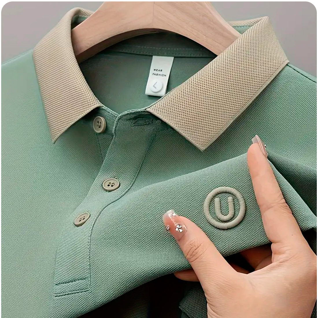 Camisa de Golf Elástica para Hombre